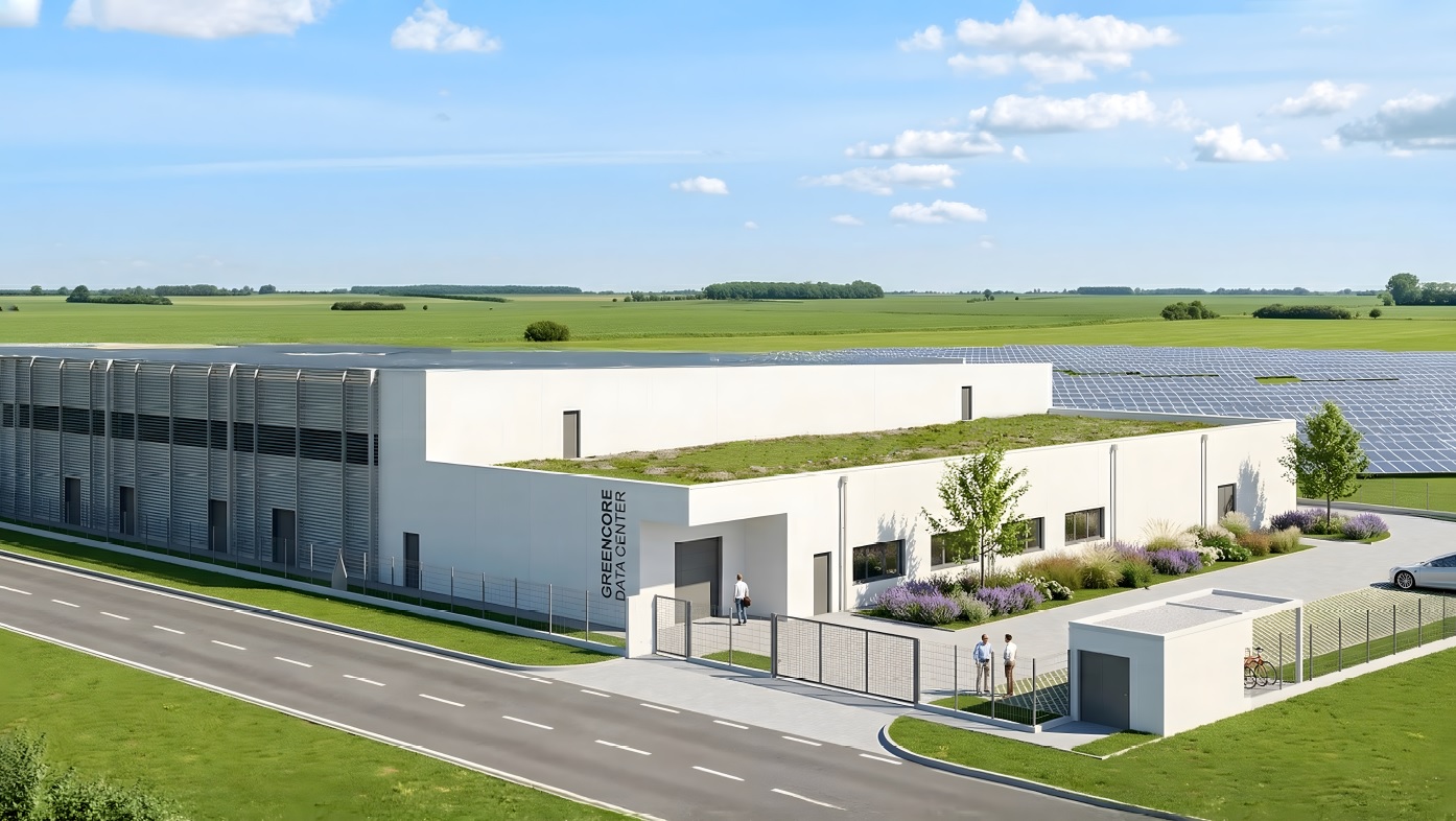 GreenCore DataCenter 3D Ansicht